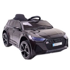 Vienvietis vaikiškas elektromobilis Super Toys Audi RS 6 BRD-2118, juodas kaina ir informacija | Elektromobiliai vaikams | pigu.lt
