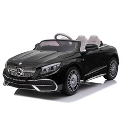 Dvivietis vaikiškas elektromobilis Super Toys Mercedes Maybach S650 ZB188, juodas цена и информация | Электромобили для детей | pigu.lt