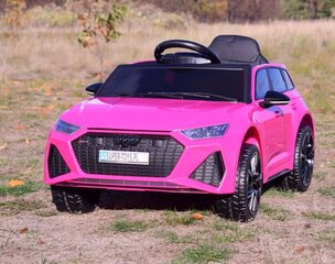 Vienvietis vaikiškas elektromobilis Super Toys Audi RS 6 BRD-2118, rožinis цена и информация | Электромобили для детей | pigu.lt