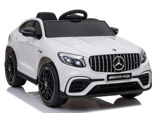 Vienvietis vaikiškas elektromobilis Super Toys Mercedes GLC 63S AMG QLS5688, baltas цена и информация | Электромобили для детей | pigu.lt