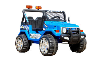 Dvivietis vaikiškas elektromobilis Super Toys Raptor Drifter S-618, mėlynas цена и информация | Электромобили для детей | pigu.lt