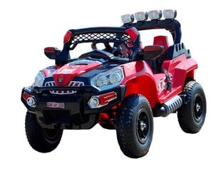 Dvivietis vaikiškas elektromobilis Super Toys Jeep 801AIR, raudonas цена и информация | Электромобили для детей | pigu.lt