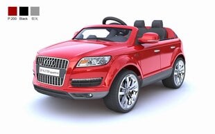 Dvivietis vaikiškas elektromobilis Super Toys Audi Q7, raudonas kaina ir informacija | Elektromobiliai vaikams | pigu.lt