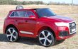 Vienvietis vaikiškas elektromobilis Super Toys Audi Q7 2188, raudonas kaina ir informacija | Elektromobiliai vaikams | pigu.lt