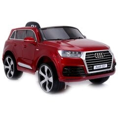 Vienvietis vaikiškas elektromobilis Super Toys Audi Q7 2188, raudonas kaina ir informacija | Elektromobiliai vaikams | pigu.lt