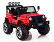 Dvivietis vaikiškas elektromobilis Super Toys Mega jeep sunshine 2388, raudonas kaina ir informacija | Elektromobiliai vaikams | pigu.lt