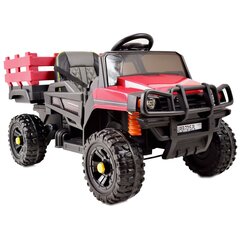 Vienvietis vaikiškas elektromobilis Super Toys BDM0926, raudonas kaina ir informacija | Elektromobiliai vaikams | pigu.lt
