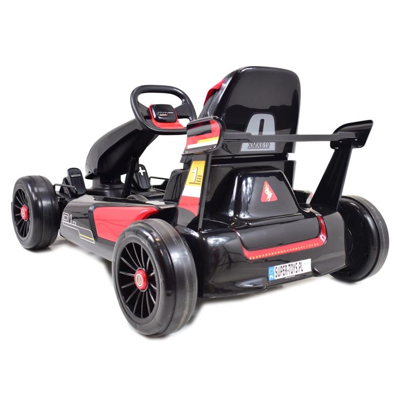 Akumuliatorinis vaikiškas kartingas Super Toys XMX-619, raudonas kaina ir informacija | Elektromobiliai vaikams | pigu.lt