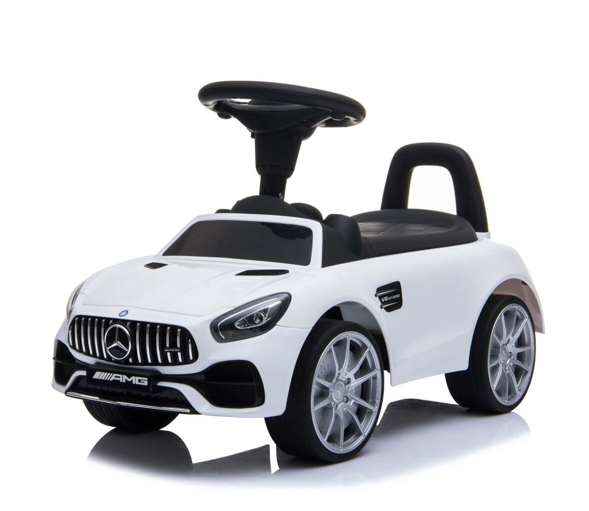 Paspiriamas automobilis Super Toys Mercedes Benz S65 AMG GT BDM0921GT, baltas kaina ir informacija | Žaislai kūdikiams | pigu.lt