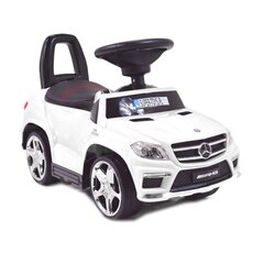 Stumiamas automobilis Super Toys Mercedes GL63 AMG 1578BASIC, baltas kaina ir informacija | Žaislai kūdikiams | pigu.lt