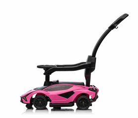 Paspiriama mašinėlė Super Toys Lamborghini Sian FKP 37 QLS996T, rožinė kaina ir informacija | Žaislai kūdikiams | pigu.lt