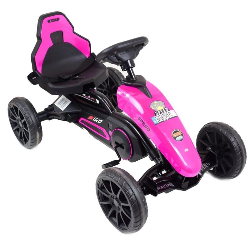 Minamas kartingas Super Toys AHL005, rožinis цена и информация | Žaislai berniukams | pigu.lt