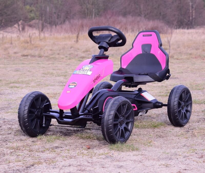 Minamas kartingas Super Toys AHL005, rožinis цена и информация | Žaislai berniukams | pigu.lt