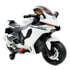 Vaikiškas akumuliatorinis motociklas Super Toys TR-1603, baltas kaina ir informacija | Elektromobiliai vaikams | pigu.lt