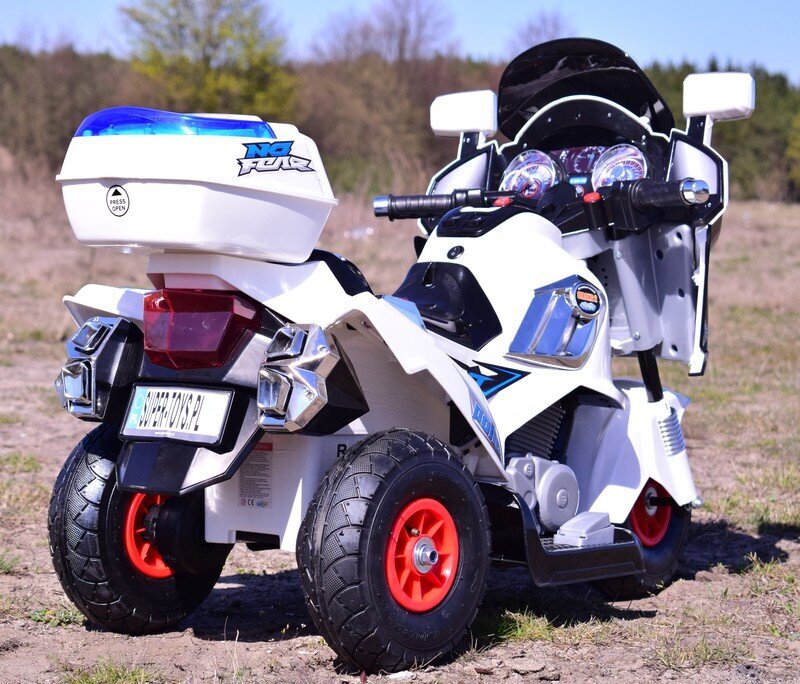 Vaikiškas akumuliatorinis policijos motociklas Super Toys 8815 12 V kaina ir informacija | Elektromobiliai vaikams | pigu.lt