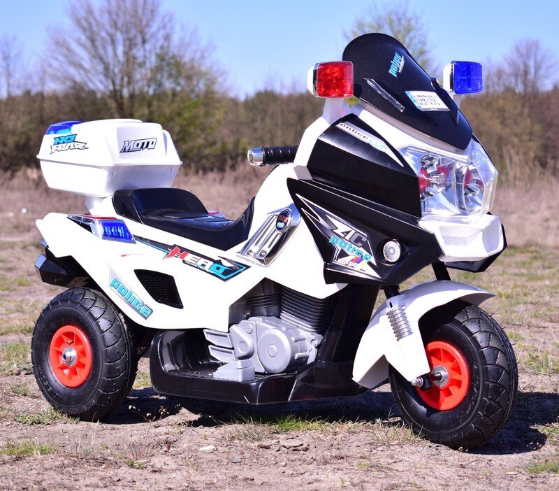 Vaikiškas akumuliatorinis policijos motociklas Super Toys 8815 12 V kaina ir informacija | Elektromobiliai vaikams | pigu.lt