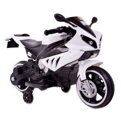 Vaikiškas akumuliatorinis motociklas Super Toys FT8798, baltas kaina ir informacija | Elektromobiliai vaikams | pigu.lt