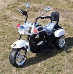 Vaikiškas akumuliatorinis motociklas Super Toys Chopper SH618, baltas kaina ir informacija | Elektromobiliai vaikams | pigu.lt
