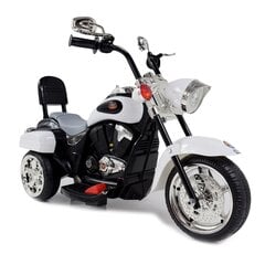 Vaikiškas akumuliatorinis motociklas Super Toys Chopper SH618, baltas kaina ir informacija | Elektromobiliai vaikams | pigu.lt