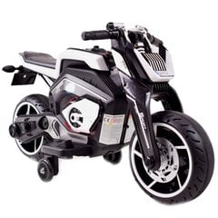 Vaikiškas akumuliatorinis motociklas Super Toys LL8001, baltas kaina ir informacija | Elektromobiliai vaikams | pigu.lt