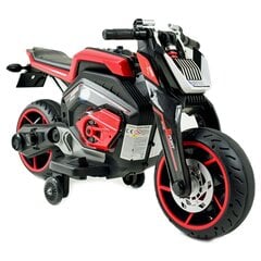 Vaikiškas akumuliatorinis motociklas Super Toys LL8001, raudonas kaina ir informacija | Elektromobiliai vaikams | pigu.lt