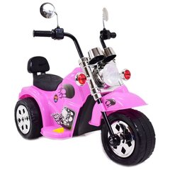 Vaikiškas akumuliatorinis motociklas Super Toys Chopper LL777, rožinis kaina ir informacija | Elektromobiliai vaikams | pigu.lt