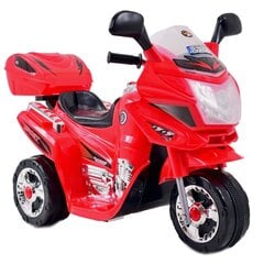 Vaikiškas akumuliatorinis motociklas Super Toys 518, raudonas kaina ir informacija | Elektromobiliai vaikams | pigu.lt