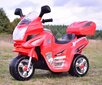 Vaikiškas akumuliatorinis motociklas Super Toys 518, raudonas kaina ir informacija | Elektromobiliai vaikams | pigu.lt