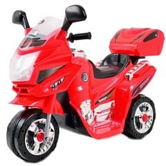 Vaikiškas akumuliatorinis motociklas Super Toys 518, raudonas kaina ir informacija | Elektromobiliai vaikams | pigu.lt