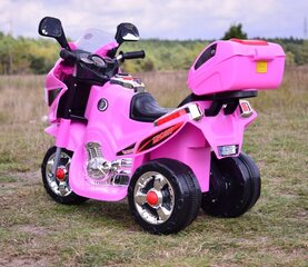 Vaikiškas akumuliatorinis motociklas Super Toys 518, rožinis цена и информация | Электромобили для детей | pigu.lt