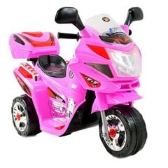 Vaikiškas akumuliatorinis motociklas Super Toys 518, rožinis kaina ir informacija | Elektromobiliai vaikams | pigu.lt