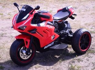Vaikiškas akumuliatorinis motociklas Super Toys BPD-818, raudonas kaina ir informacija | Elektromobiliai vaikams | pigu.lt