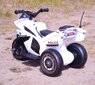 Vaikiškas akumuliatorinis policijos motociklas Super Toys GTM5588A, baltas kaina ir informacija | Elektromobiliai vaikams | pigu.lt