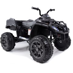 Vaikiškas akumuliatorinis keturratis Super Toys Quad 0909, juodas цена и информация | Электромобили для детей | pigu.lt