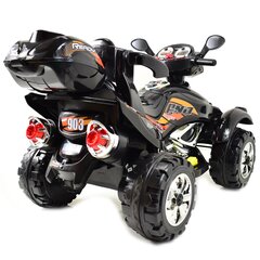 Vaikiškas akumuliatorinis keturratis Super Toys Quad PB-903, juodas цена и информация | Электромобили для детей | pigu.lt