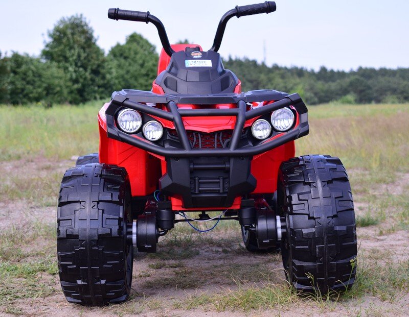 Vaikiškas akumuliatorinis keturratis Super Toys Quad LB8868, raudonas цена и информация | Elektromobiliai vaikams | pigu.lt