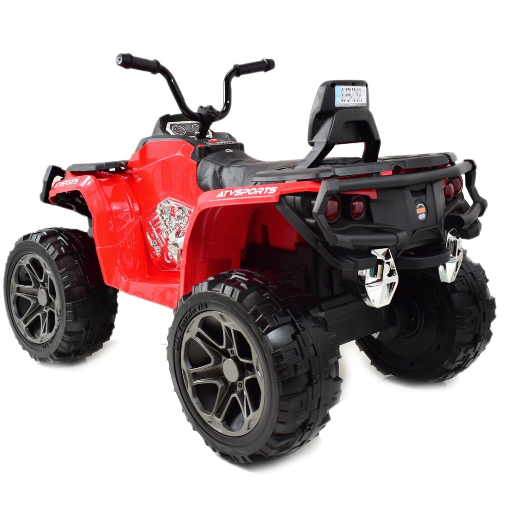 Vaikiškas akumuliatorinis keturratis Super Toys Quad LB8868, raudonas цена и информация | Elektromobiliai vaikams | pigu.lt