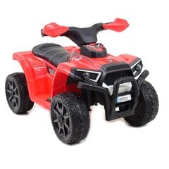 Vaikiškas akumuliatorinis keturratis Super Toys Quad Great N116, raudonas kaina ir informacija | Elektromobiliai vaikams | pigu.lt