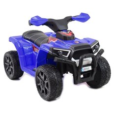 Vaikiškas akumuliatorinis keturratis Super Toys Quad Great N116, mėlynas цена и информация | Электромобили для детей | pigu.lt