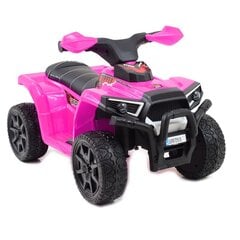 Vaikiškas akumuliatorinis keturratis Super Toys Quad Great N116, rožinis цена и информация | Электромобили для детей | pigu.lt