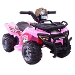 Vaikiškas akumuliatorinis keturratis Super Toys Quad Champion JC913, rožinis цена и информация | Электромобили для детей | pigu.lt