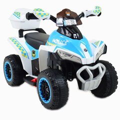 Vaikiškas akumuliatorinis policijos keturratis Super Toys Quad GTS-1188A kaina ir informacija | Elektromobiliai vaikams | pigu.lt