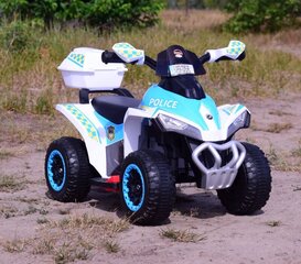Vaikiškas akumuliatorinis policijos keturratis Super Toys Quad GTS-1188A kaina ir informacija | Elektromobiliai vaikams | pigu.lt