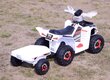 Vaikiškas akumuliatorinis keturratis su priekaba Super Toys Quad XMX630T, baltas цена и информация | Elektromobiliai vaikams | pigu.lt