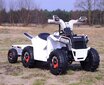 Vaikiškas akumuliatorinis keturratis su priekaba Super Toys Quad XMX630T, baltas цена и информация | Elektromobiliai vaikams | pigu.lt