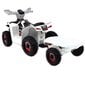 Vaikiškas akumuliatorinis keturratis su priekaba Super Toys Quad XMX630T, baltas цена и информация | Elektromobiliai vaikams | pigu.lt