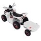 Vaikiškas akumuliatorinis keturratis su priekaba Super Toys Quad XMX630T, baltas цена и информация | Elektromobiliai vaikams | pigu.lt