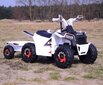 Vaikiškas akumuliatorinis keturratis su priekaba Super Toys Quad XMX630T, baltas цена и информация | Elektromobiliai vaikams | pigu.lt