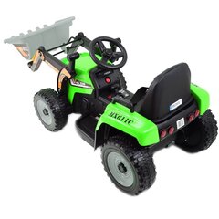 Vaikiškas akumuliatorinis traktorius Super Toys XMX611-Digger, žalias цена и информация | Электромобили для детей | pigu.lt