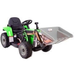 Vaikiškas akumuliatorinis traktorius Super Toys XMX611-Digger, žalias цена и информация | Электромобили для детей | pigu.lt